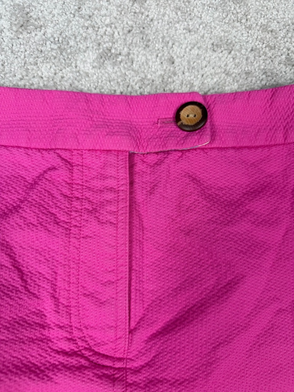 Anthropologie Vanessa Virginia 100% Cotton Pink Mini Skirt Women’s Size 8 - Picture 2 of 8